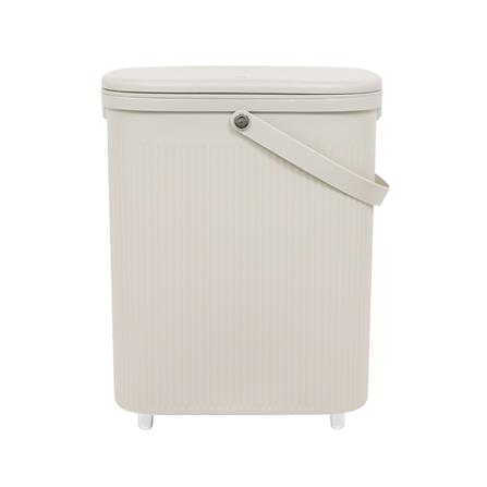 ถังขยะเหลี่ยมฝากด ACCO VIVE 12 ลิตร สีครีม_2