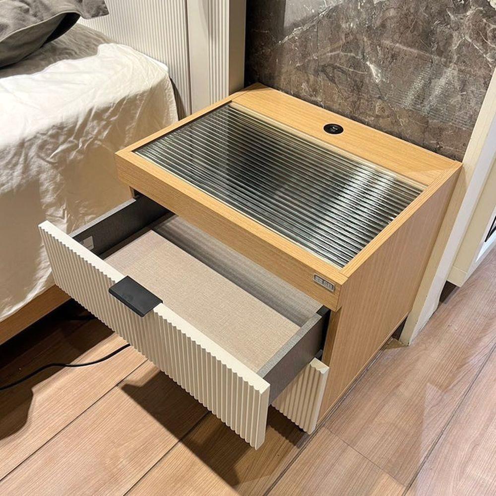 ตู้ข้างเตียง SB FURNITURE 19228161 WHIZ 50 ซม. สีเทาอ่อน