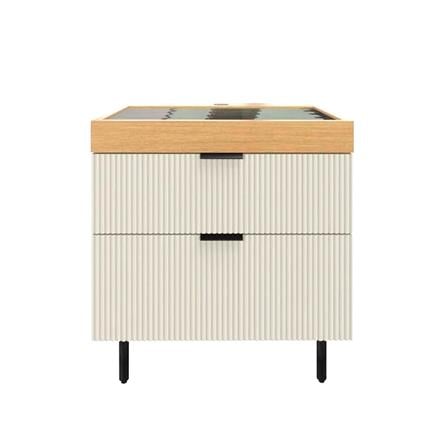 ตู้ข้างเตียง SB FURNITURE 19228161 WHIZ 50 ซม. สีเทาอ่อน