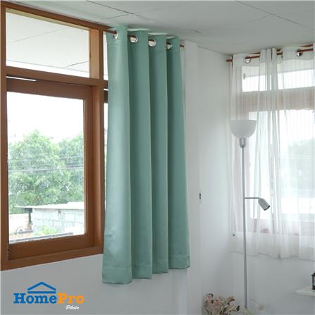 ผ้าม่าน EYELET HOME LIVING STYLE ALBANY UV 150X160 ซม. สีเขียว_6