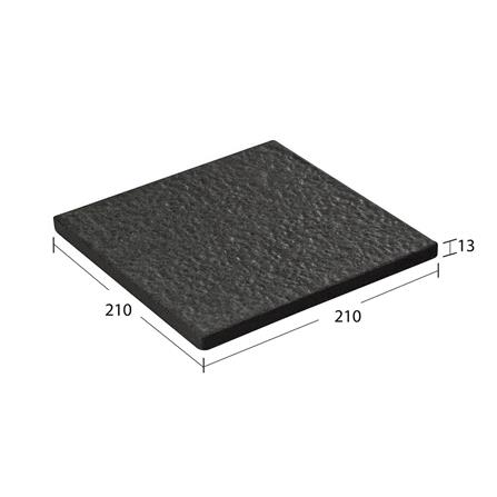 กระเบื้องดินเผา 8x8 นิ้ว KENZAI แกรนิตโต้ คาร์บอนแบล็ค 16P_3