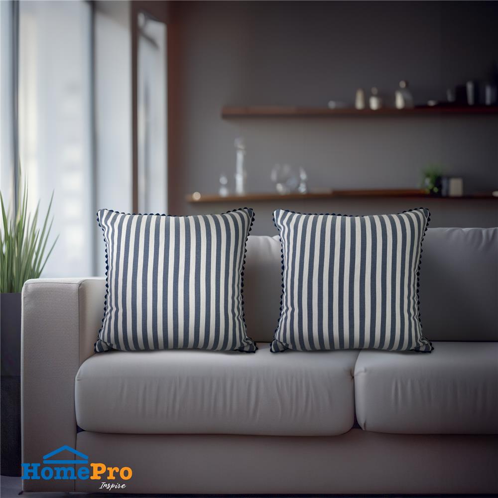 หมอนอิง HOME LIVING STYLE WALAR 18X18 นิ้ว สีน้ำเงิน