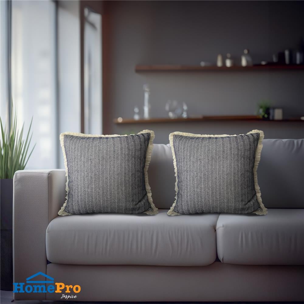 หมอนอิง HOME LIVING STYLE WAVERLY 18X18 นิ้ว สีน้ำเงิน