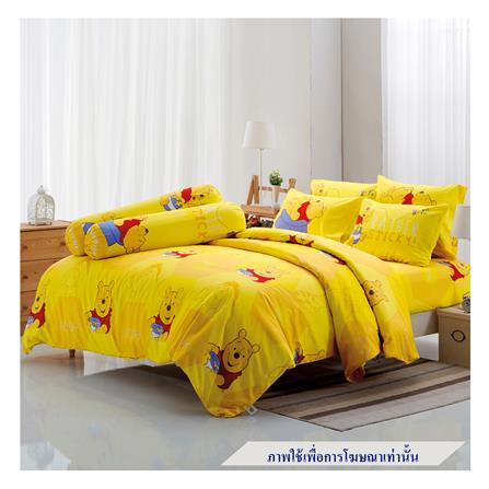 ชุดผ้าปูที่นอน 5 ฟุต 6 ชิ้น TULIP POOH 60205-DLC107_0
