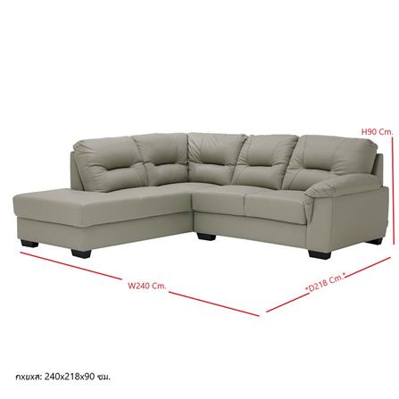 โซฟาเข้ามุมซ้าย SB FURNITURE GEAR 19210926 สีเทาอ่อน_9