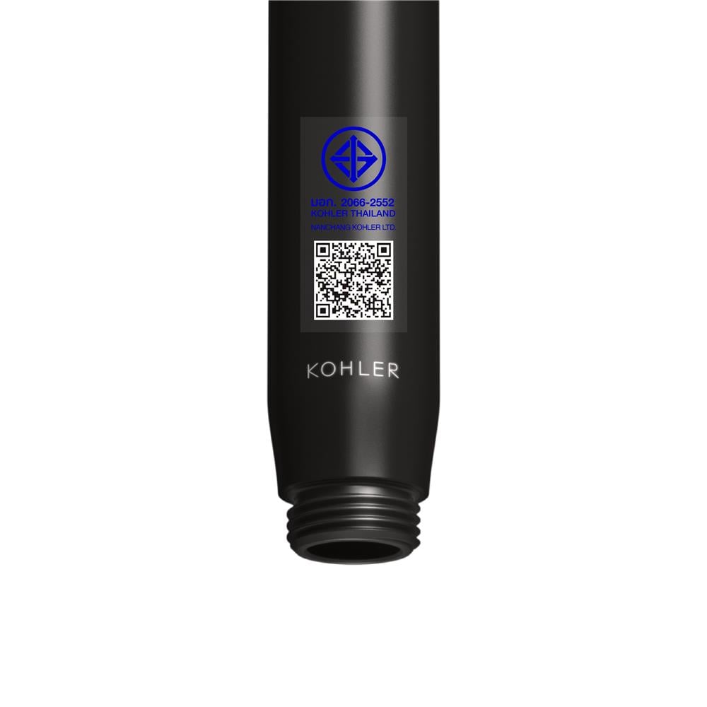 หัวฝักบัวสายอ่อน 3 ระดับ KOHLER K-28695T-BL สีดำ
