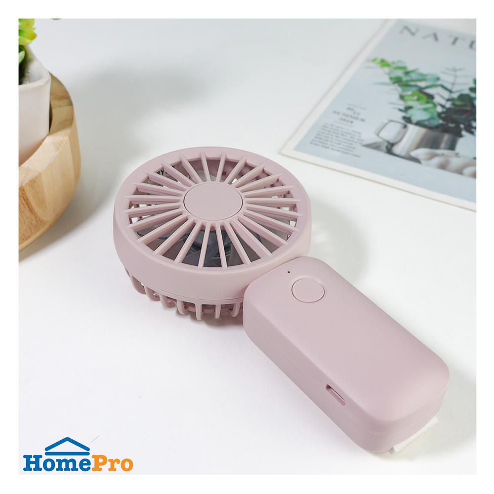 พัดลมพกพา 2.5 นิ้ว RHYTHM 740151001 สีชมพู