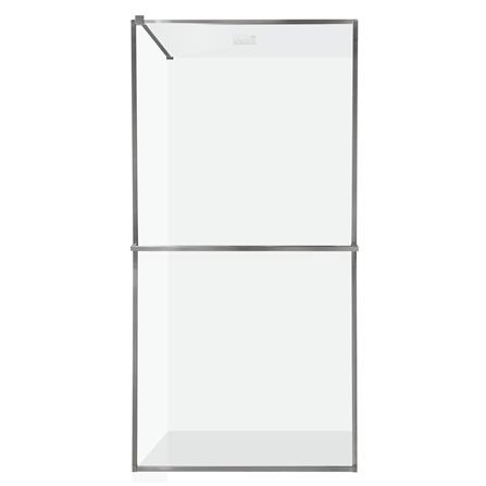 ฉากกั้นอาบน้ำ MOYA PLUS GF100 (GREY) 100x190 ซม._1