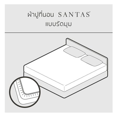 ชุดผ้าปูที่นอน 5 ฟุต 5 ชิ้น SANTAS ANNEX GD_4