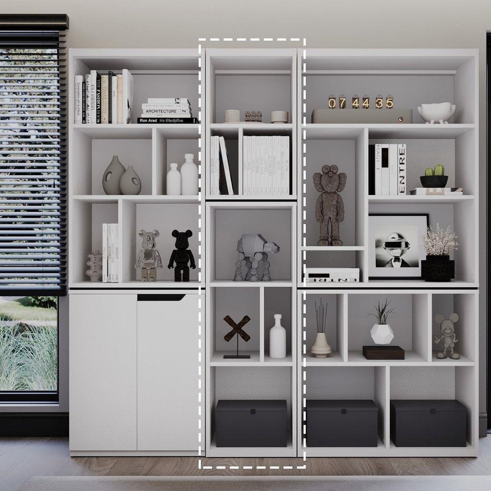 ชั้นวางของผสม SB FURNITURE KEITH 19227826 40 ซม. สีขาว