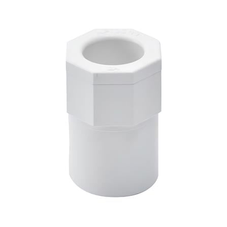 ข้อต่อเข้ากล่อง PVC ตราช้างNPI 3/8 นิ้ว มาตรฐาน JIS สีขาว_1