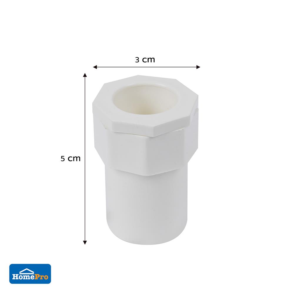 ข้อต่อเข้ากล่อง ELECKTA 32 มม. สีขาว แพ็ก 4 ชิ้น