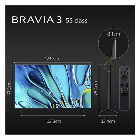 ทีวีแอลอีดี 55 นิ้ว SONY (4K, LED, GOOGLE TV) BRAVIA 3 K-55S30_8