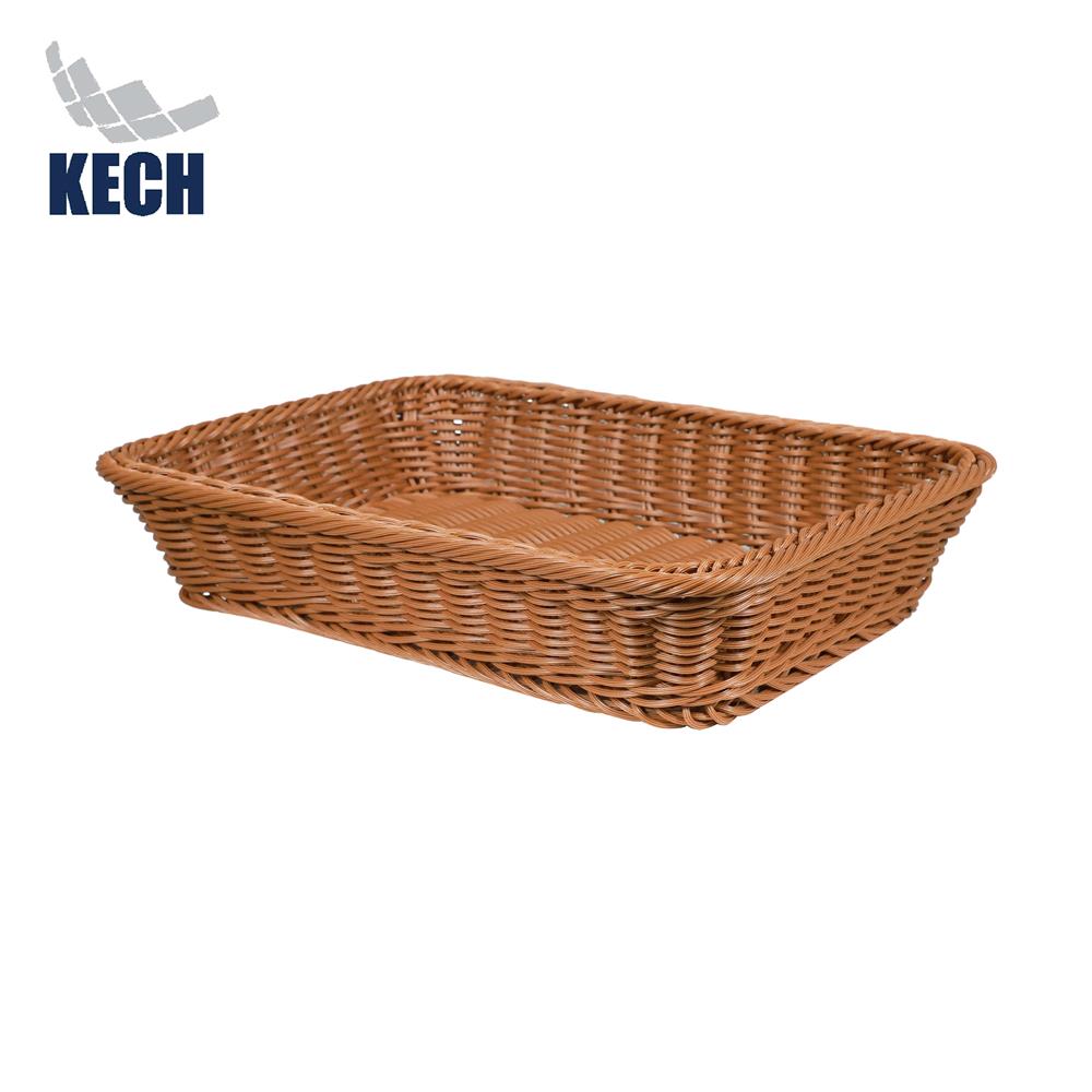 ตะกร้าหวายเทียมทรงเหลี่ยม KECH SIZE M 35x25x7ซม._1