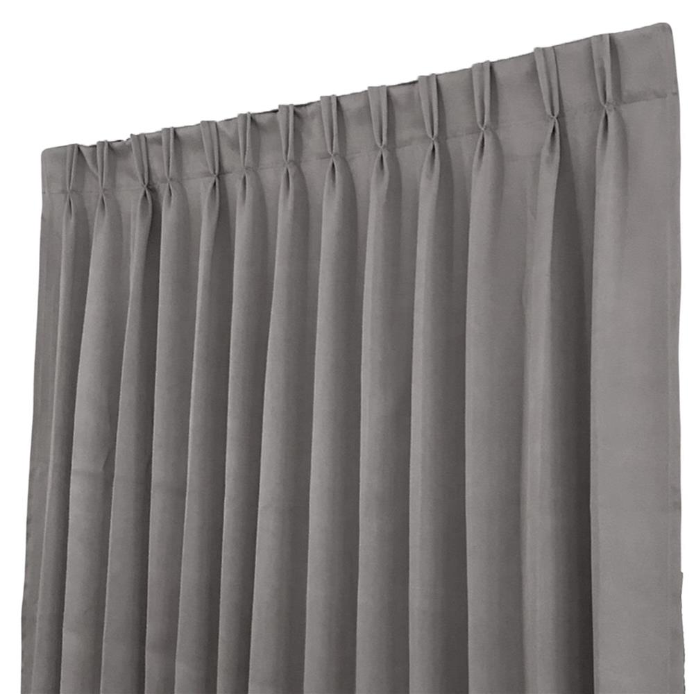 ผ้าม่านจีบ HOME LIVING STYLE ASTON UV 160X220 ซม. สีเทา