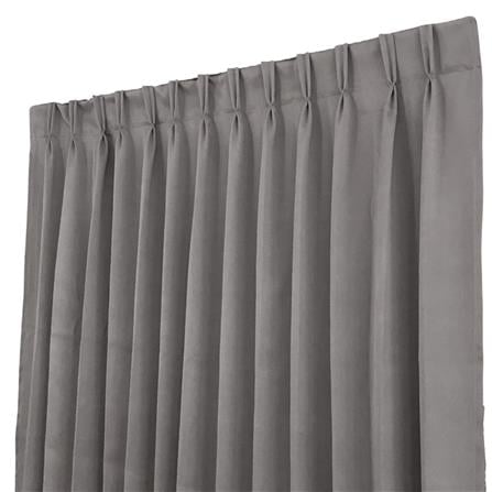 ผ้าม่านจีบ HOME LIVING STYLE ASTON UV 160X220 ซม. สีเทา_2
