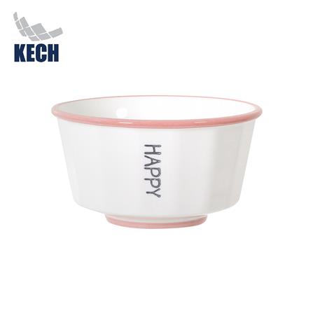 ชาม PORCELAIN 4.75 นิ้ว KECH HAPPY PINK_0