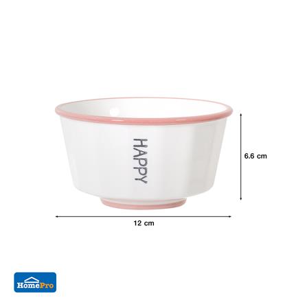 ชาม PORCELAIN 4.75 นิ้ว KECH HAPPY PINK_5