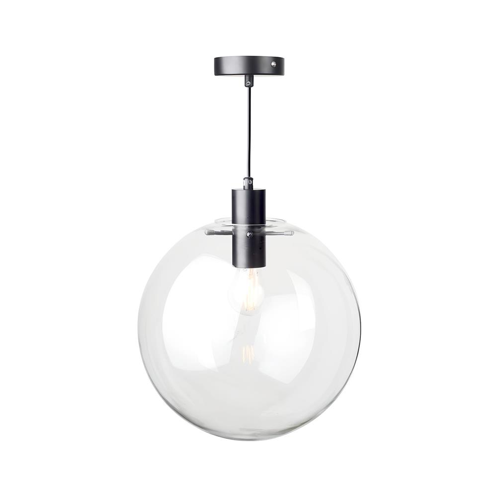 ไฟช่อ L&E 01-02787 สีดำ/ใส 1 หัว