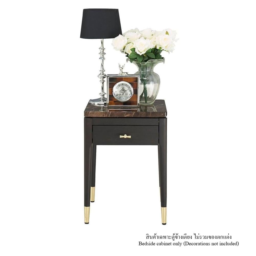 ตู้ข้างเตียง SB FURNITURE MICHALA 19122209 40 ซม. สีไม้เข้ม