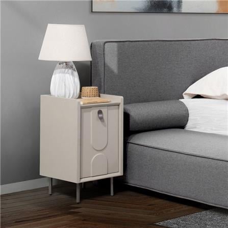 ตู้ข้างเตียง SB FURNITURE LAVIQUE 19225504 30 ซม. สีครีม_5