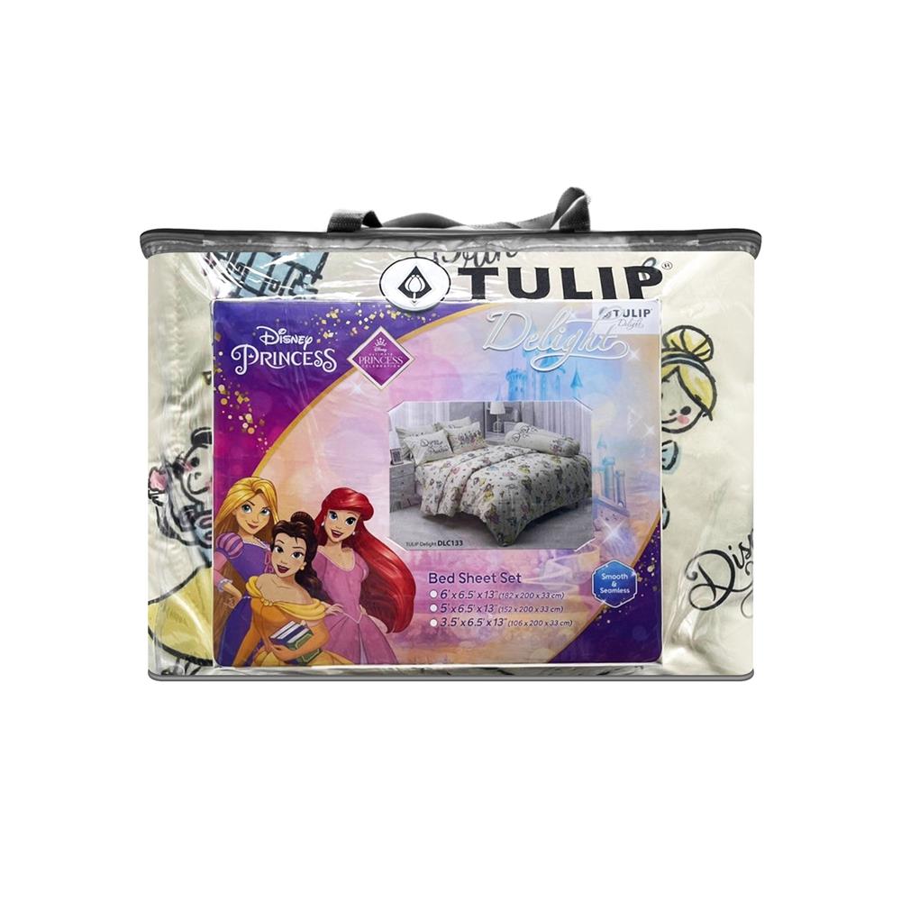 ชุดผ้าปูที่นอน 3.5 ฟุต 4 ชิ้น TULIP PRINCESS 60238-DLC133