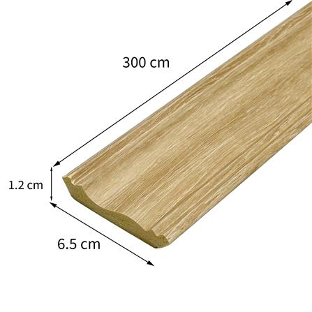 บัวฝ้า PS CROBERN JC880-711T 6.5x300x1.2 ซม. สีโอ๊ค_5