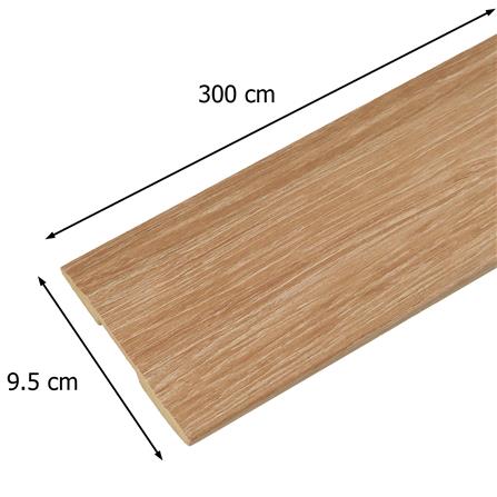 บัวพื้น PS CROBERN JCJC879-711T 9.5x300x1.2 ซม. สีโอ๊ค_4