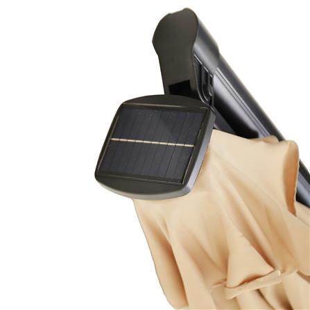 ร่มสนามตัวแอล SOLAR LED SPRING สีน้ำตาลอ่อน_3