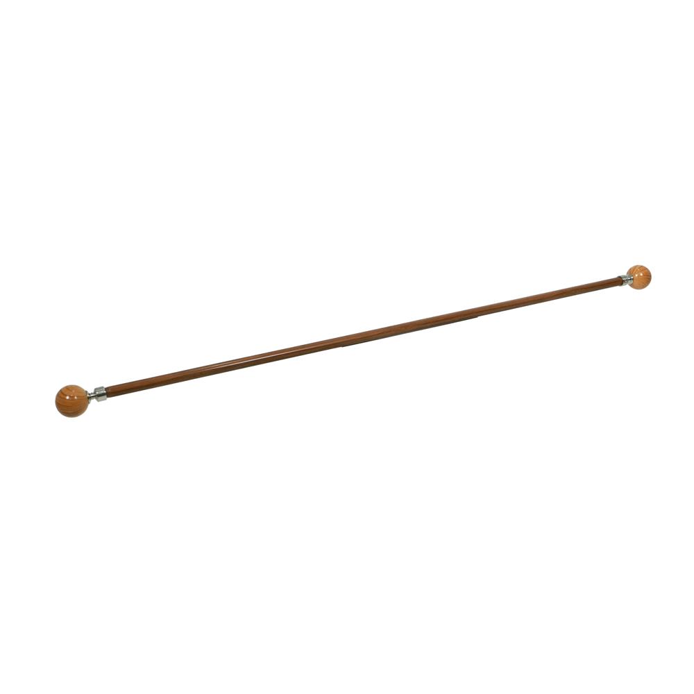 รางเหล็ก ยืดหด HOME LIVING STYLE WOOD BALLS 110 -210 ซม. สีโอ๊ค
