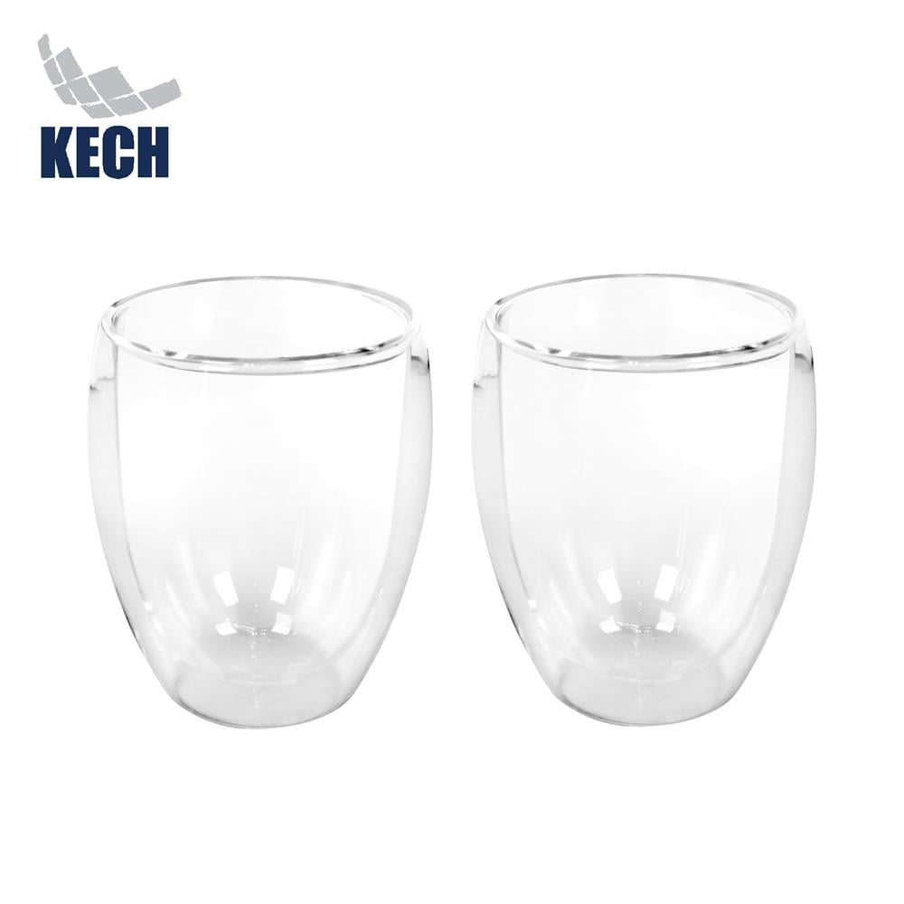 แก้วน้ำ 350 มล. KECH DOUBLE WALL C (แพ็ก 2 ใบ)