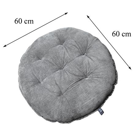 เบาะรองนั่ง HOME LIVING STYLE FLINT 24X24 นิ้ว สีเทา_6