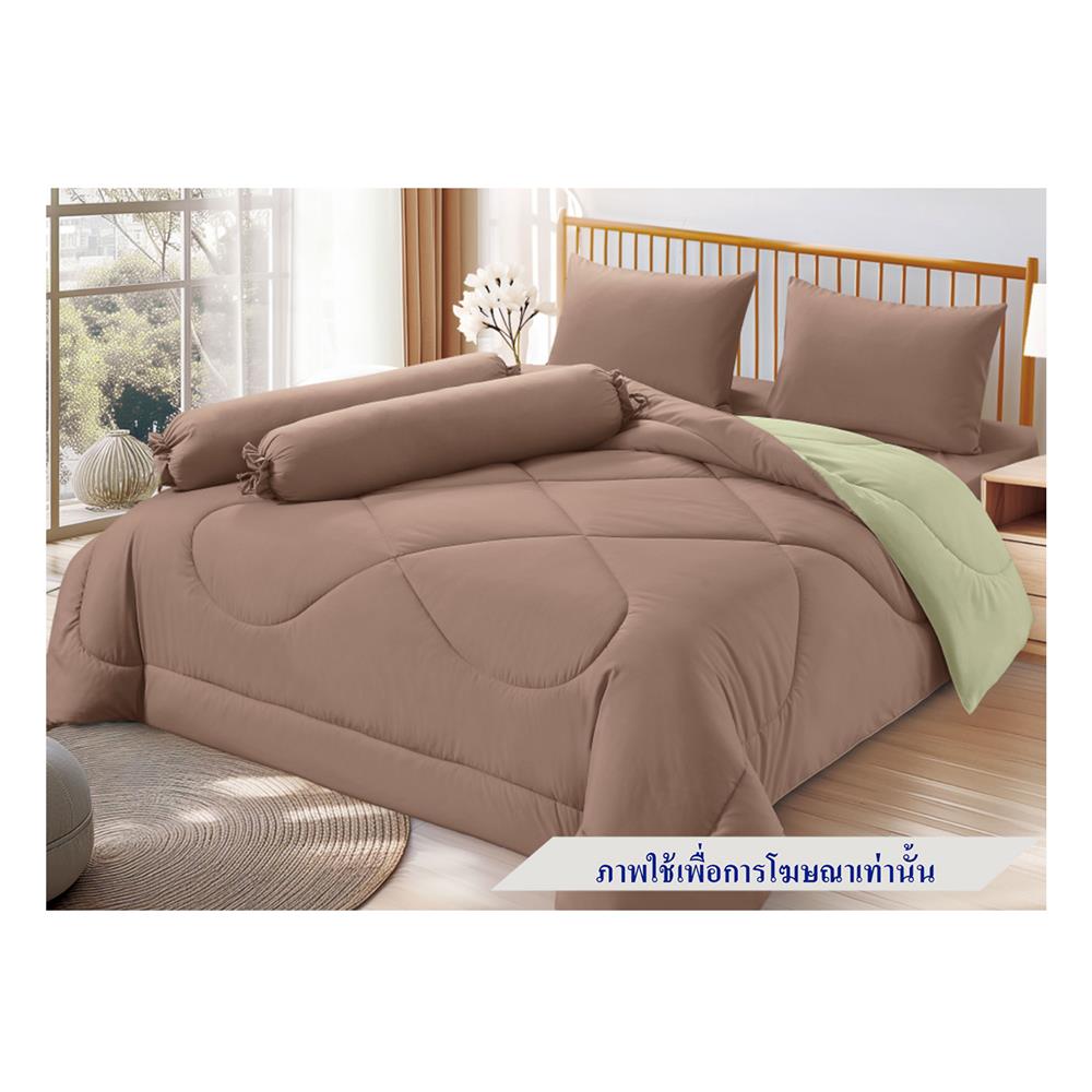 ชุดผ้าปูที่นอน 5 ฟุต 6 ชิ้น FROLINA MICROTEX SF029