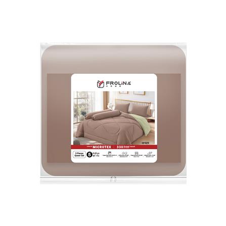 ชุดผ้าปูที่นอน 5 ฟุต 6 ชิ้น FROLINA MICROTEX SF029_4