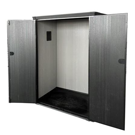 ตู้เก็บของกลางแจ้ง SPRING MA SHU 114 ซม. สีเทา_2