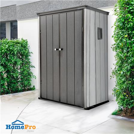 ตู้เก็บของกลางแจ้ง SPRING MA SHU 114 ซม. สีเทา_7