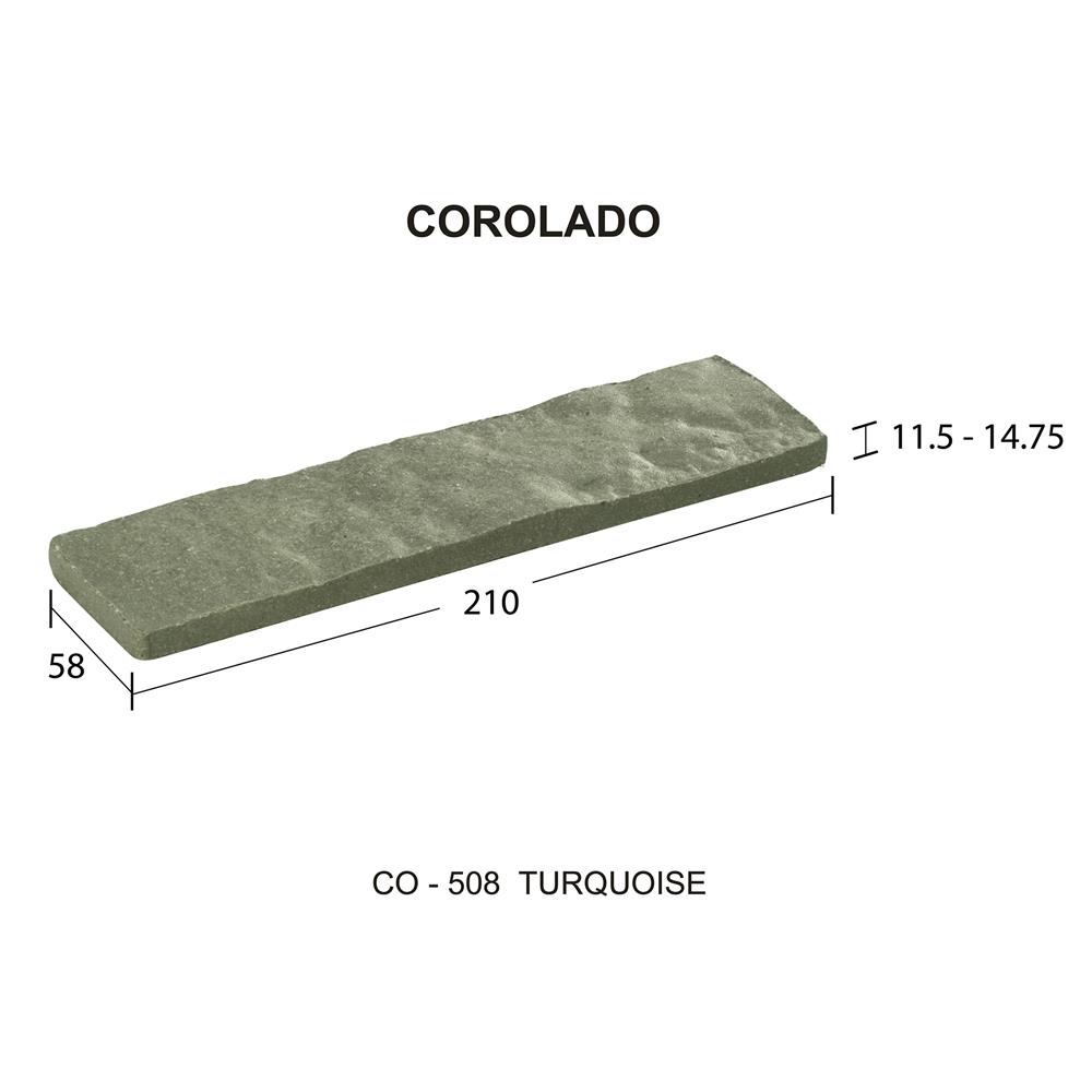 กระเบื้อง KENZAI 2.5x8 นิ้ว โคโลราโด้ สีเทอร์ควอยส์