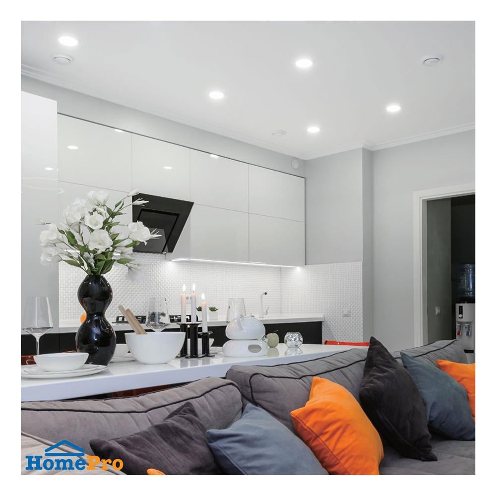 ดาวน์ไลท์ LED LAMPTAN ATTACH 14 วัตต์ DAYLIGHT 7 นิ้ว สีขาว กลม