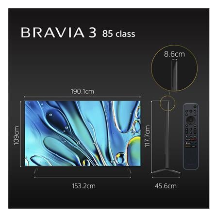 ทีวีแอลอีดี 85 นิ้ว SONY (4K, LED, GOOGLE TV) BRAVIA 3 K-85S30_7