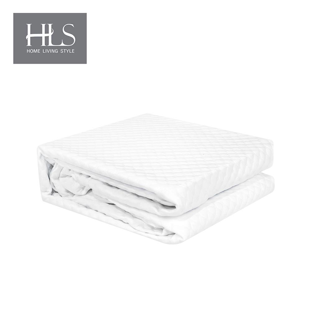 ผ้ารองกันเปื้อนเคลือบกันน้ำ QUEEN SIZE HOME LIVING STYLE LUNAR สีขาว_1