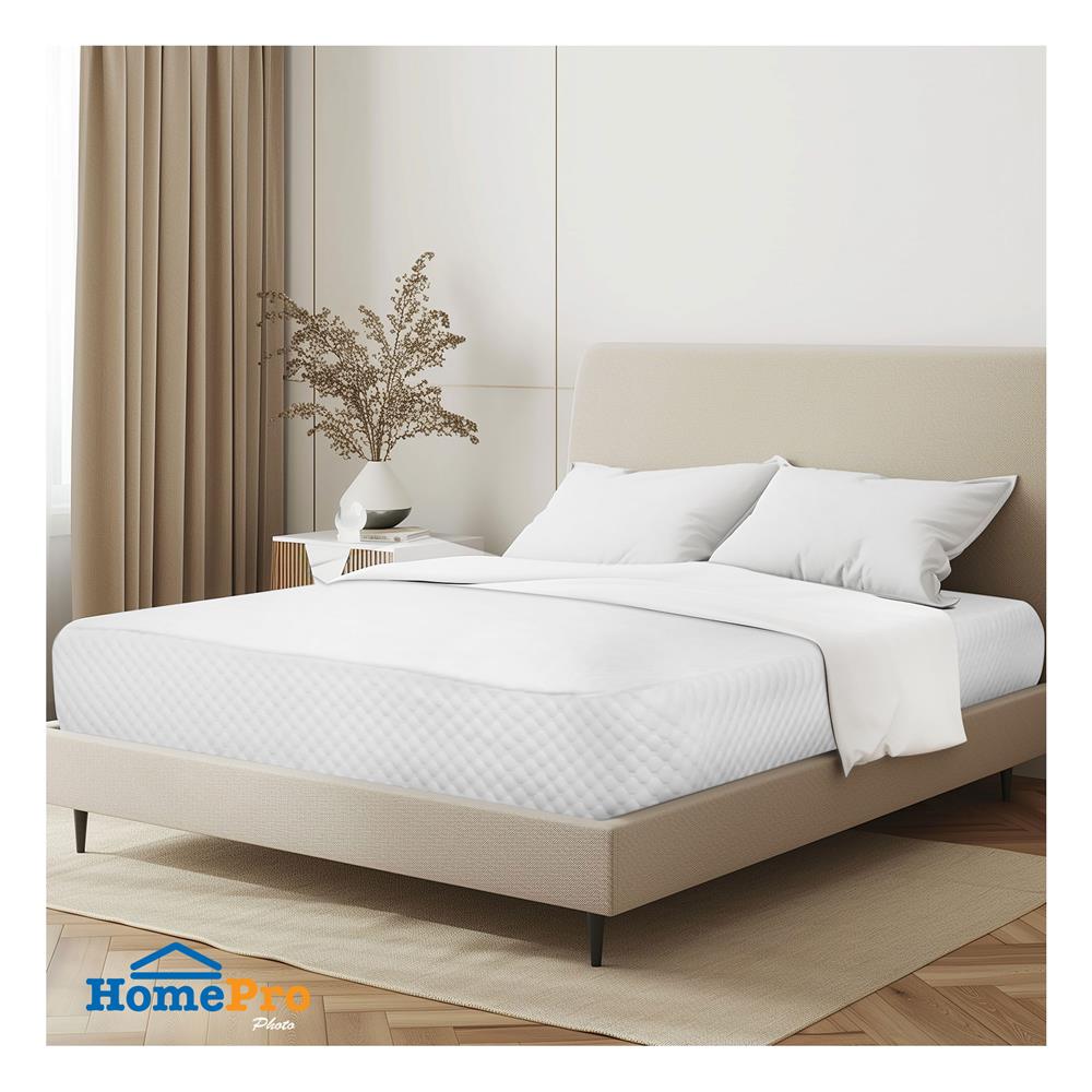 ผ้ารองกันเปื้อนเคลือบกันน้ำ QUEEN SIZE HOME LIVING STYLE LUNAR สีขาว