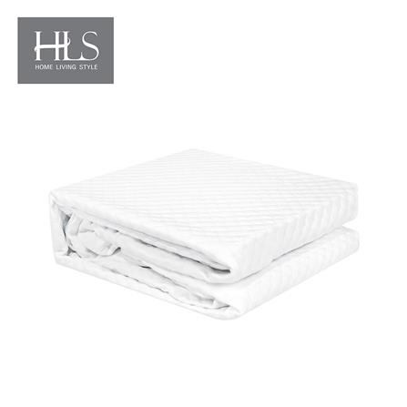 ผ้ารองกันเปื้อนเคลือบกันน้ำ TWIN SIZE HOME LIVING STYLE LUNAR สีขาว_0