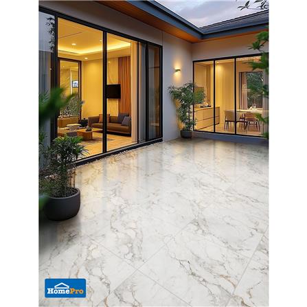 กระเบื้องพื้นพอร์ซเลน 60x60 ซม. TARA ลาเดลล์ ไวท์ A 1.44 ตร.ม._4