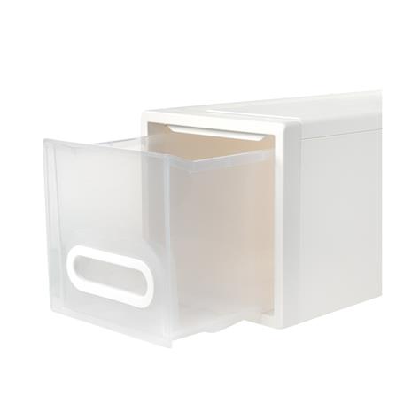 กล่องลิ้นชัก STACKO MODULAR 9 ลิตร 45X20X20.5 ซม. สีขาว_3