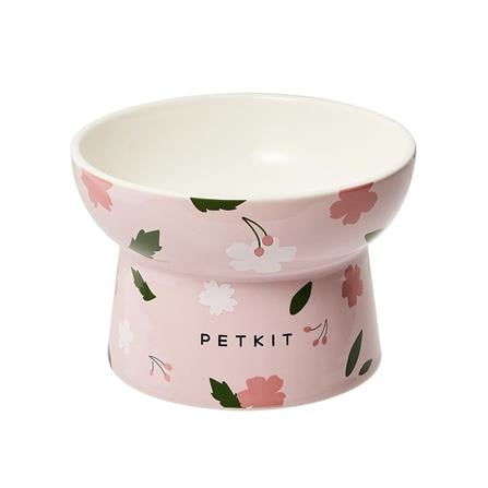 ชามใส่อาหารสัตว์เลี้ยง PETKIT LARGE CERAMIC BOWL สีชมพู_0