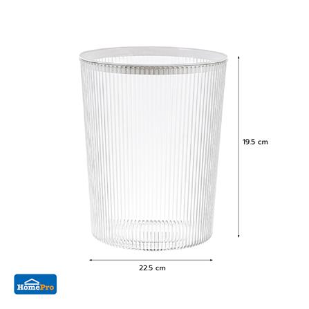 ถังขยะกลม ACCO KLEAR 12 ลิตร สีใส_4