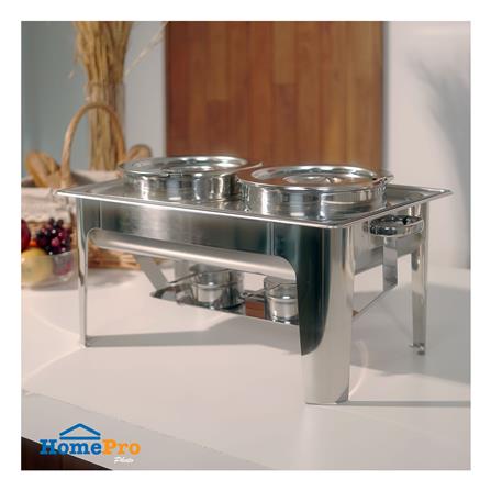 ชุดหม้ออุ่นซุปกลม 2 ใบ พร้อมขาตั้ง KECH_4