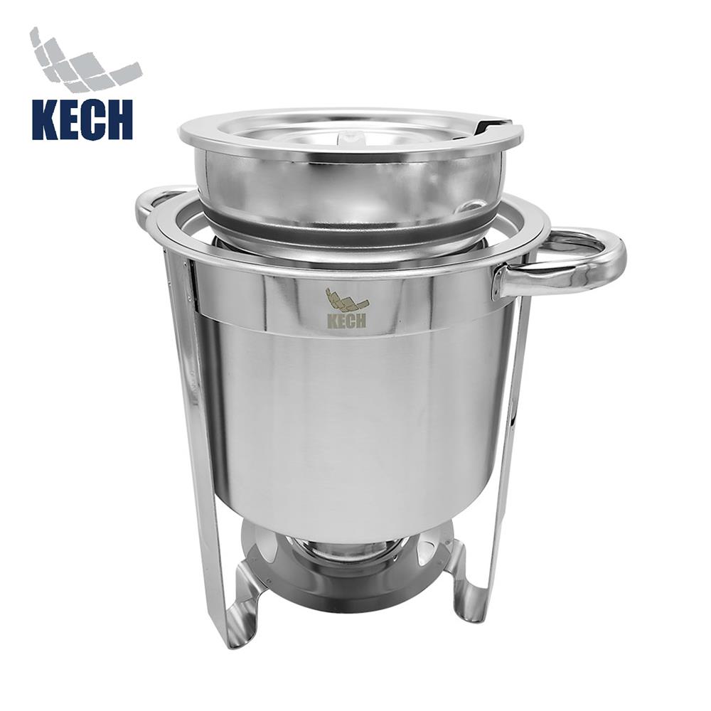 ชุดหม้ออุ่นซุปกลมพร้อมขาตั้ง 4 ลิตร KECH_1