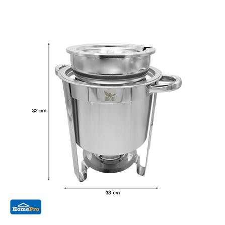 ชุดหม้ออุ่นซุปกลมพร้อมขาตั้ง 4 ลิตร KECH_8