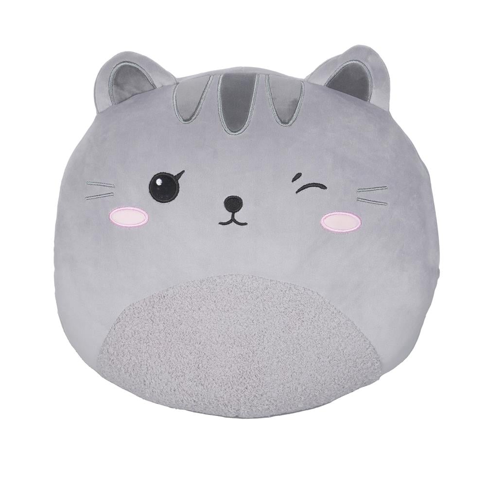 หมอนอิง HOME LIVING STYLE G-SALID CAT 14X14 นิ้ว สีเทา_1